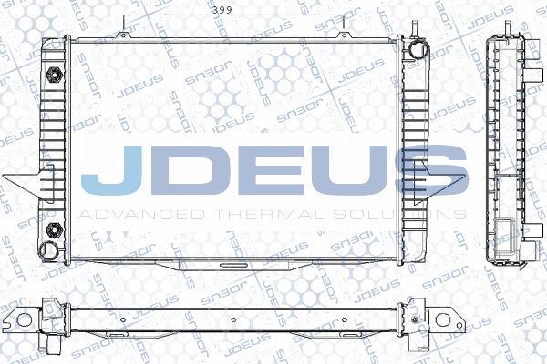 Jdeus RA0310550 - Radiator, mühərrikin soyudulması furqanavto.az
