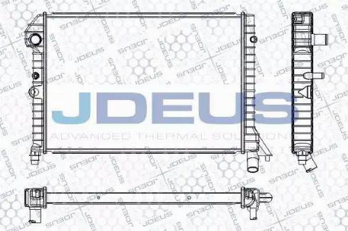 Jdeus RA0310151 - Radiator, mühərrikin soyudulması furqanavto.az