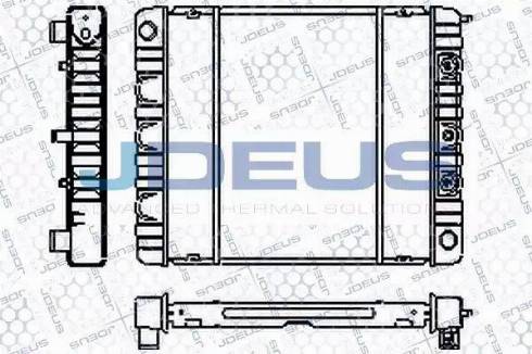 Jdeus RA0310160 - Radiator, mühərrikin soyudulması furqanavto.az