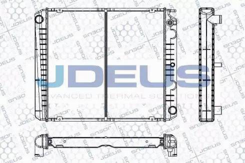Jdeus RA0310210 - Radiator, mühərrikin soyudulması furqanavto.az