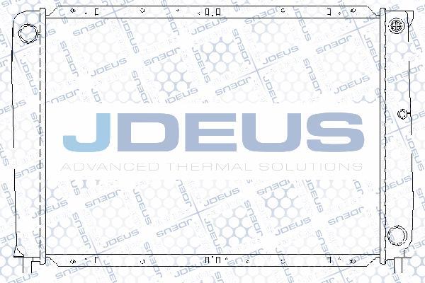 Jdeus RA0310280 - Radiator, mühərrikin soyudulması furqanavto.az