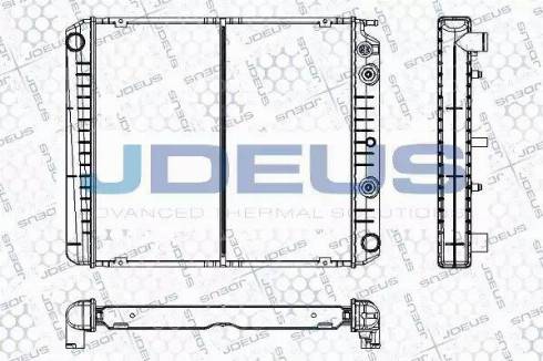 Jdeus RA0310220 - Radiator, mühərrikin soyudulması furqanavto.az