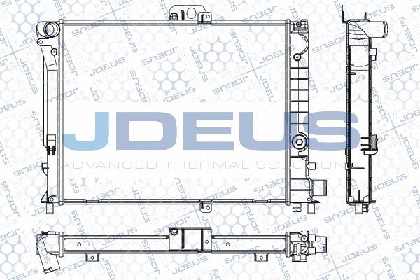 Jdeus RA0240110 - Radiator, mühərrikin soyudulması furqanavto.az