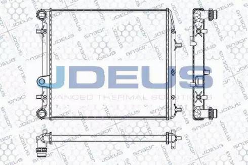 Jdeus RA0250090 - Radiator, mühərrikin soyudulması furqanavto.az