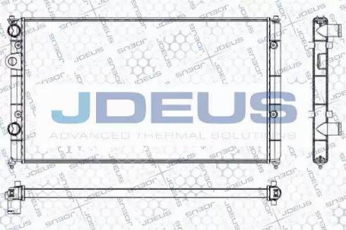Jdeus RA0250040 - Radiator, mühərrikin soyudulması furqanavto.az