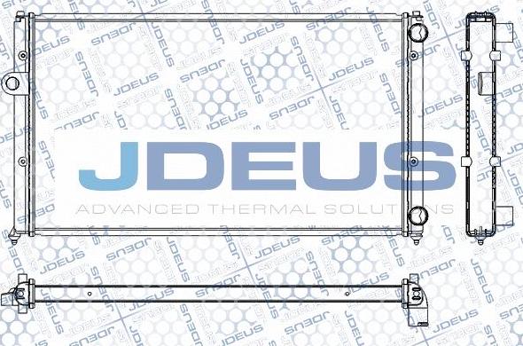 Jdeus RA0250051 - Radiator, mühərrikin soyudulması furqanavto.az