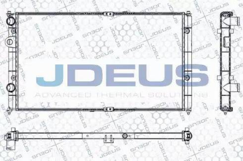 Jdeus RA0250070 - Radiator, mühərrikin soyudulması furqanavto.az