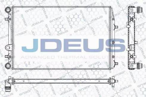 Jdeus RA0250110 - Radiator, mühərrikin soyudulması furqanavto.az