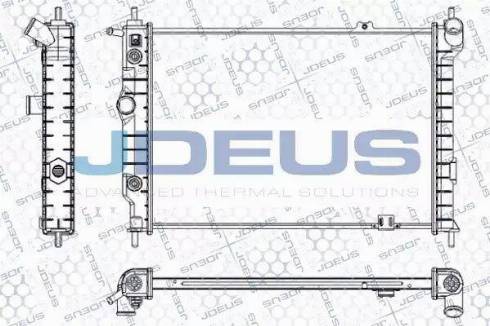 Jdeus RA0200460 - Radiator, mühərrikin soyudulması furqanavto.az