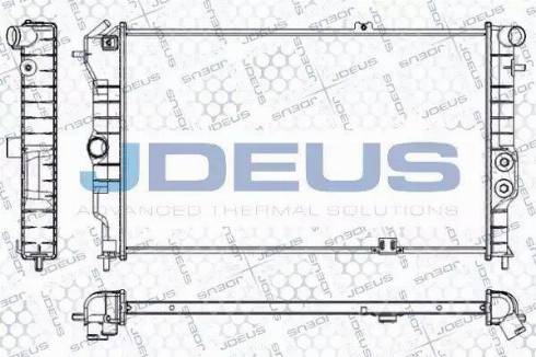 Jdeus RA0200560 - Radiator, mühərrikin soyudulması furqanavto.az