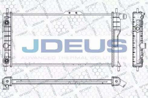 Jdeus RA0200501 - Radiator, mühərrikin soyudulması furqanavto.az
