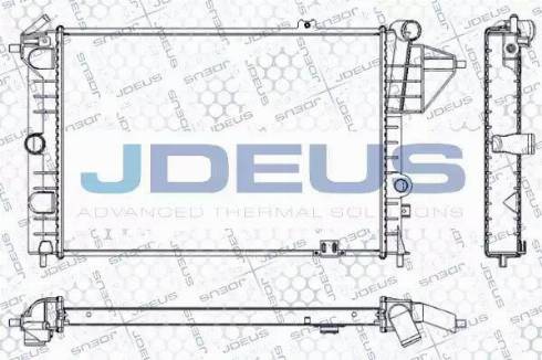 Jdeus RA0200580 - Radiator, mühərrikin soyudulması furqanavto.az