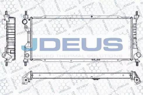 Jdeus RA0200530 - Radiator, mühərrikin soyudulması furqanavto.az