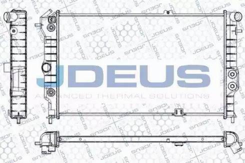 Jdeus RA0200570 - Radiator, mühərrikin soyudulması furqanavto.az