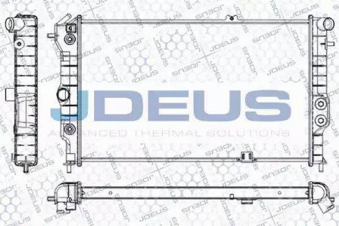 Jdeus RA0200571 - Radiator, mühərrikin soyudulması furqanavto.az