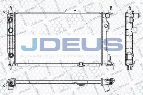 Jdeus RA0200641 - Radiator, mühərrikin soyudulması furqanavto.az