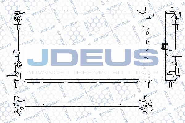 Jdeus RA0200651 - Radiator, mühərrikin soyudulması furqanavto.az
