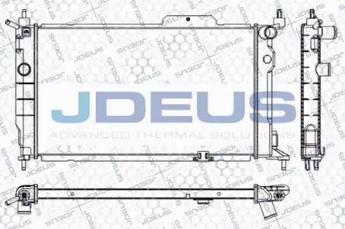 Jdeus RA0200611 - Radiator, mühərrikin soyudulması furqanavto.az