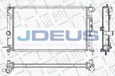 Jdeus RA0200681 - Radiator, mühərrikin soyudulması furqanavto.az