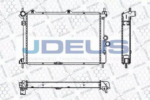 Jdeus RA0200620 - Radiator, mühərrikin soyudulması furqanavto.az