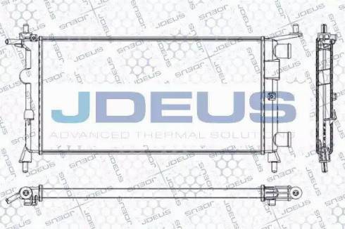 Jdeus RA0200670 - Radiator, mühərrikin soyudulması furqanavto.az