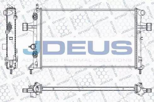 Jdeus RA0200840 - Radiator, mühərrikin soyudulması furqanavto.az