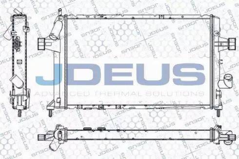 Jdeus RA0200800 - Radiator, mühərrikin soyudulması furqanavto.az