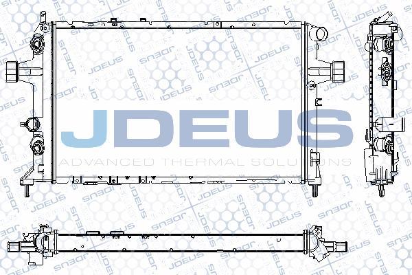 Jdeus RA0200830 - Radiator, mühərrikin soyudulması furqanavto.az