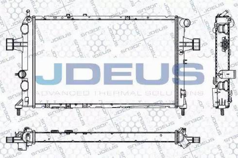 Jdeus RA0200820 - Radiator, mühərrikin soyudulması furqanavto.az