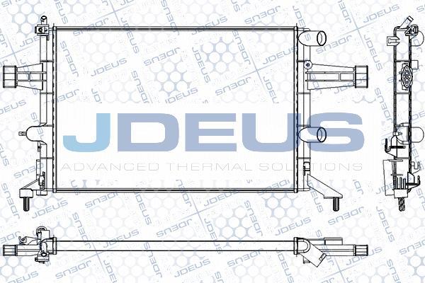 Jdeus RA0200740 - Radiator, mühərrikin soyudulması furqanavto.az