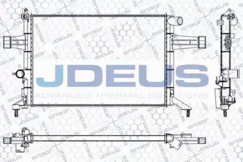 Jdeus RA0200760 - Radiator, mühərrikin soyudulması furqanavto.az