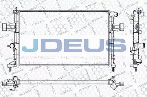 Jdeus RA0200770 - Radiator, mühərrikin soyudulması furqanavto.az