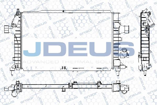 Jdeus RA0201010 - Radiator, mühərrikin soyudulması furqanavto.az