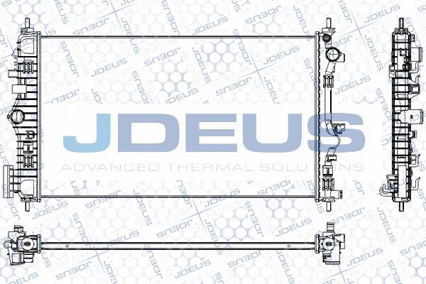 Jdeus RA0201150 - Radiator, mühərrikin soyudulması furqanavto.az