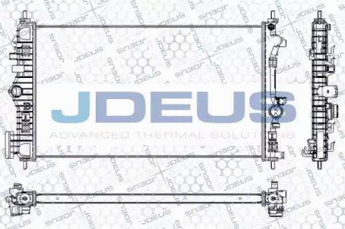 Jdeus RA0201130 - Radiator, mühərrikin soyudulması furqanavto.az