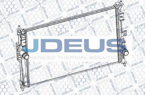 Jdeus RA0210460 - Radiator, mühərrikin soyudulması furqanavto.az