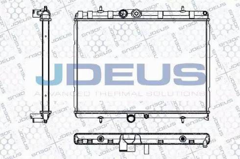 Jdeus RA0210400 - Radiator, mühərrikin soyudulması furqanavto.az