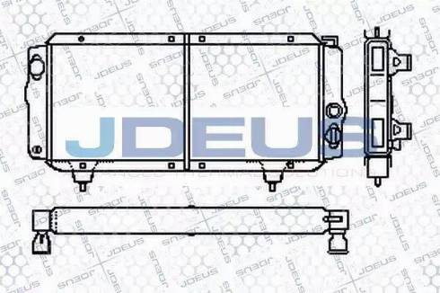 Jdeus RA0210000 - Radiator, mühərrikin soyudulması furqanavto.az