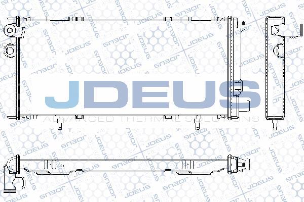 Jdeus RA0210021 - Radiator, mühərrikin soyudulması furqanavto.az