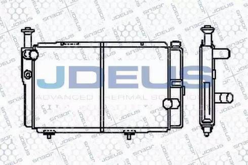 Jdeus RA0210110 - Radiator, mühərrikin soyudulması furqanavto.az