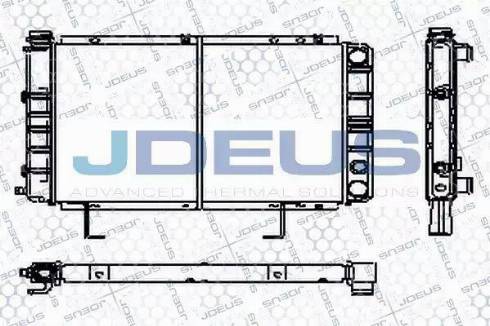 Jdeus RA0210130 - Radiator, mühərrikin soyudulması furqanavto.az