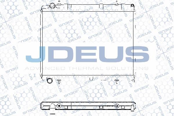 Jdeus RA0210390 - Radiator, mühərrikin soyudulması furqanavto.az