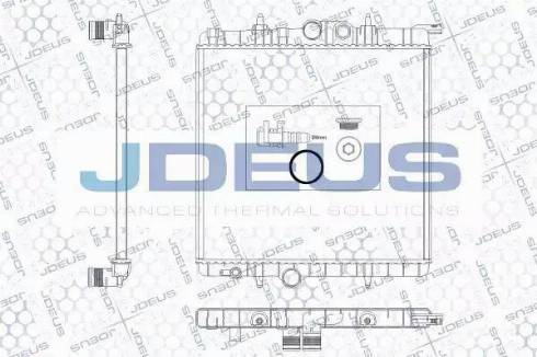 Jdeus RA0210300 - Radiator, mühərrikin soyudulması furqanavto.az