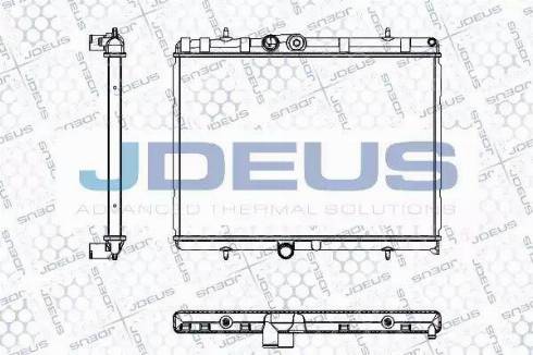 Jdeus RA0210380 - Radiator, mühərrikin soyudulması furqanavto.az