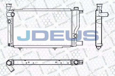 Jdeus RA0210240 - Radiator, mühərrikin soyudulması furqanavto.az