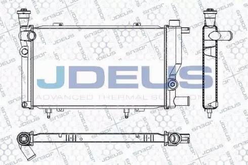 Jdeus RA0210241 - Radiator, mühərrikin soyudulması furqanavto.az