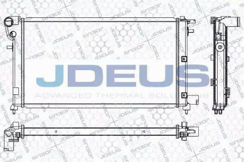 Jdeus RA0210261 - Radiator, mühərrikin soyudulması furqanavto.az