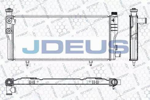 Jdeus RA0210211 - Radiator, mühərrikin soyudulması furqanavto.az