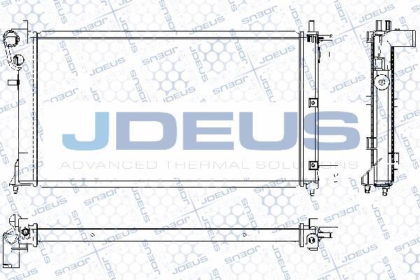Jdeus RA0210281 - Radiator, mühərrikin soyudulması furqanavto.az