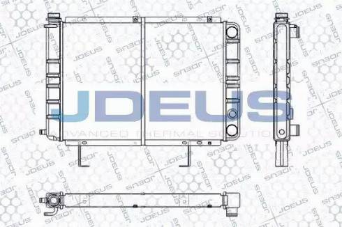 Jdeus RA0210220 - Radiator, mühərrikin soyudulması furqanavto.az